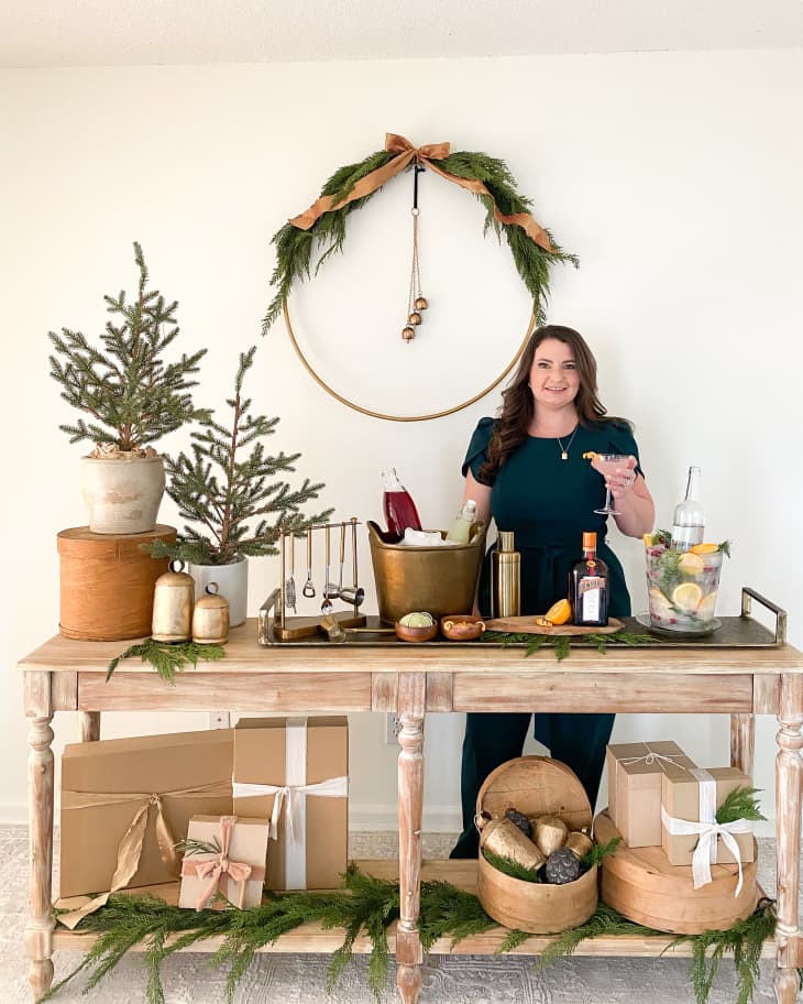 Learn How to Set Up a Festive Home Bar with Furniture You Already Own Apartment Therapy